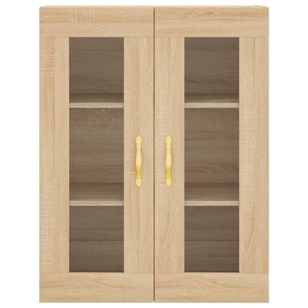 vidaXL Dulap TV montat pe perete, stejar sonoma, 69,5x34x90 cm vidaXL Dulap TV montat pe perete, stejar sonoma, 69,5x34x90 cm