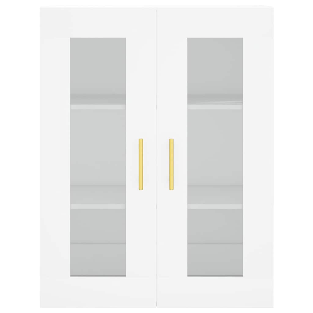 vidaXL Dulap cu montaj pe perete, alb, 69,5x34x90 cm