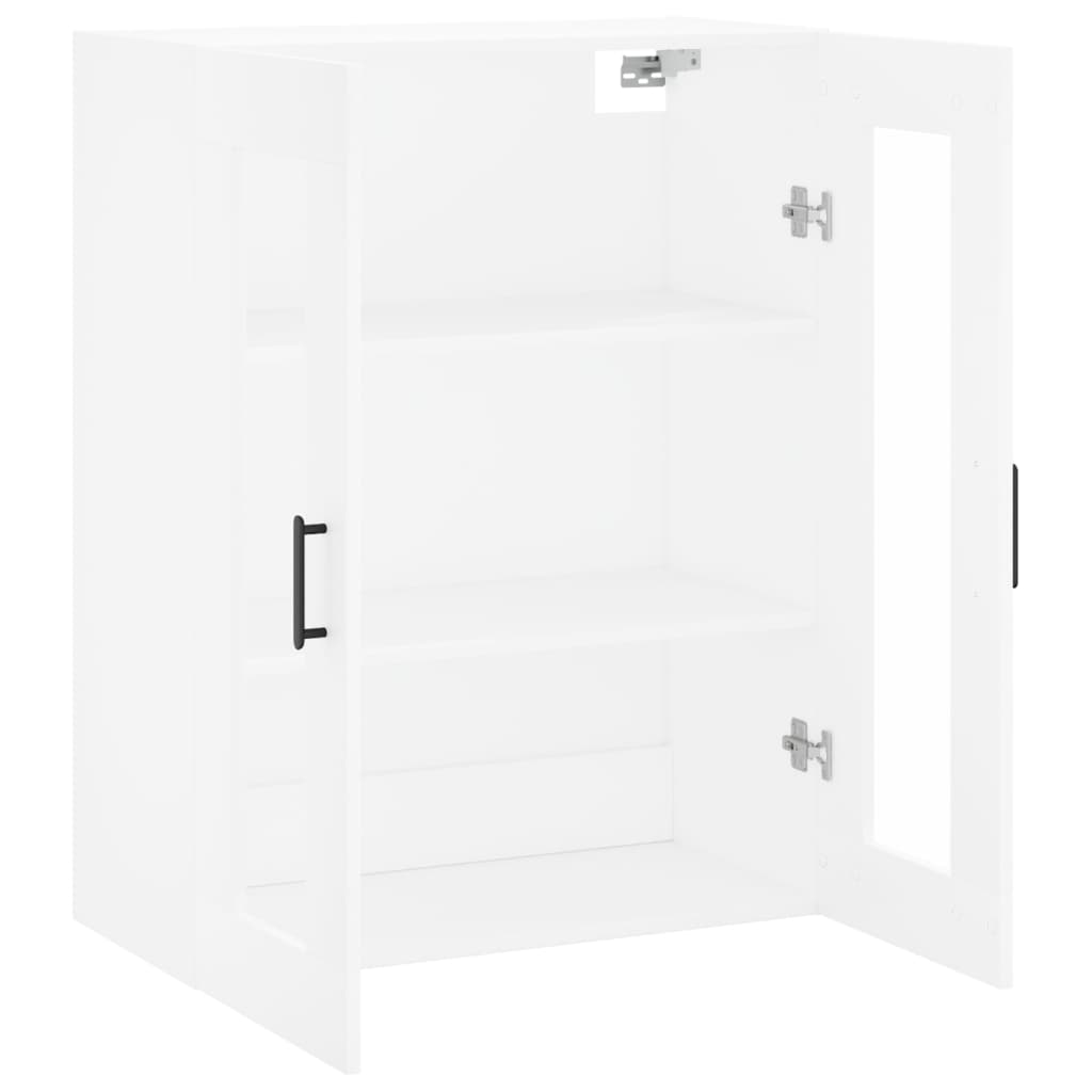 vidaXL Dulap cu montaj pe perete, alb, 69,5x34x90 cm