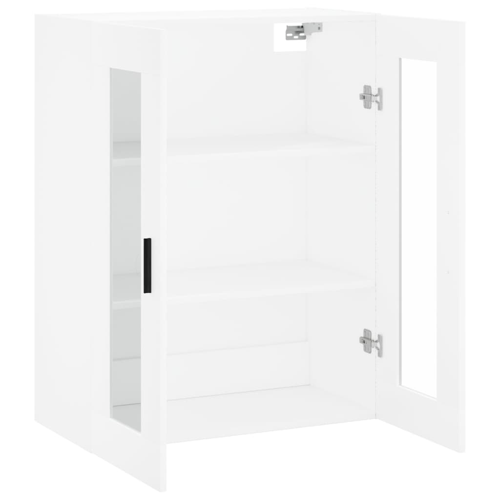 vidaXL Dulap cu montaj pe perete, alb, 69,5x34x90 cm