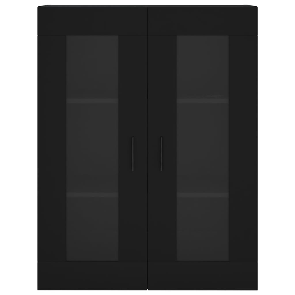 vidaXL Dulap cu montaj pe perete, negru, 69,5x34x90 cm vidaXL Dulap cu montaj pe perete, negru, 69,5x34x90 cm