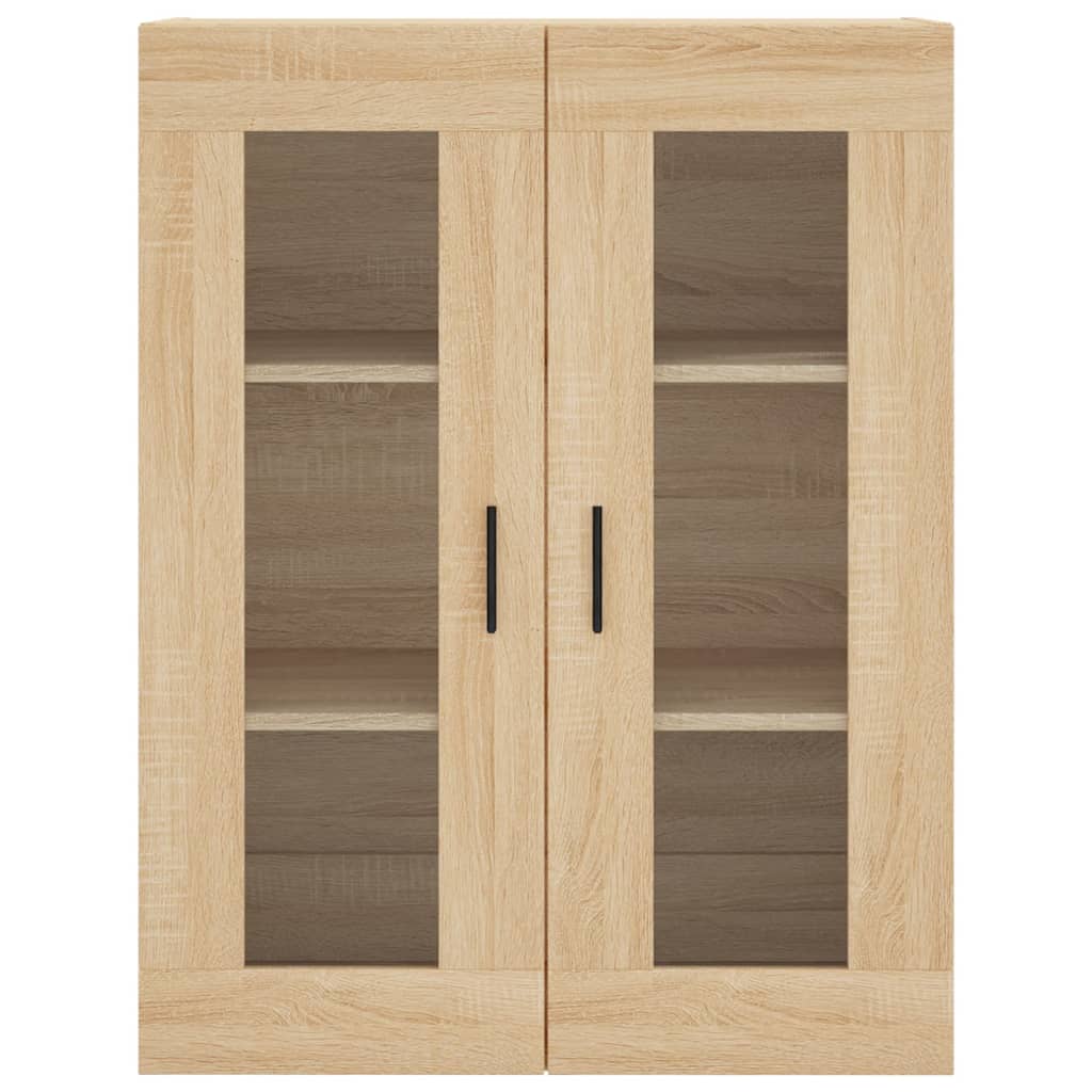 vidaXL Dulap TV montat pe perete, stejar sonoma, 69,5x34x90 cm