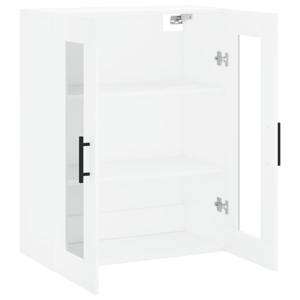 vidaXL Dulap cu montaj pe perete, alb, 69,5x34x90 cm