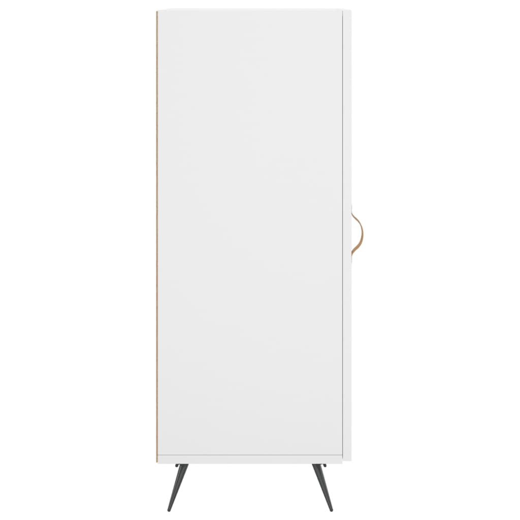 vidaXL Servantă, alb, 34,5x34x90 cm, lemn compozit vidaXL Servantă, alb, 34,5x34x90 cm, lemn compozit