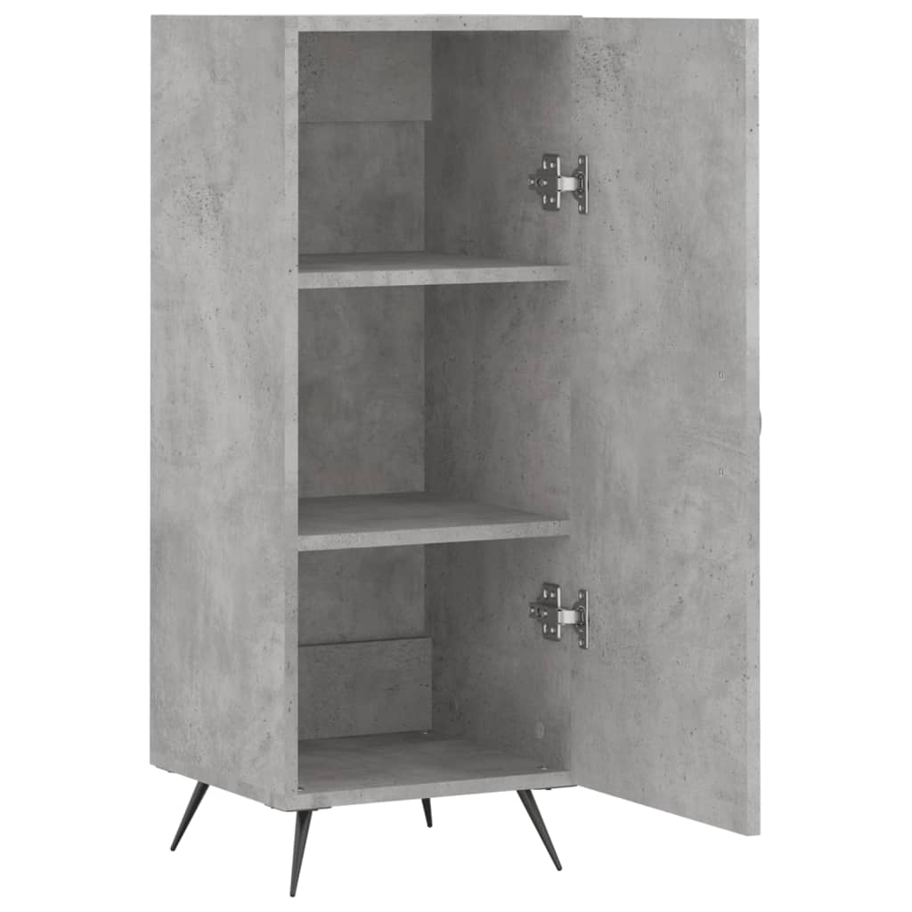 vidaXL Servantă, gri beton, 34,5x34x90 cm, lemn compozit vidaXL Servantă, gri beton, 34,5x34x90 cm, lemn compozit