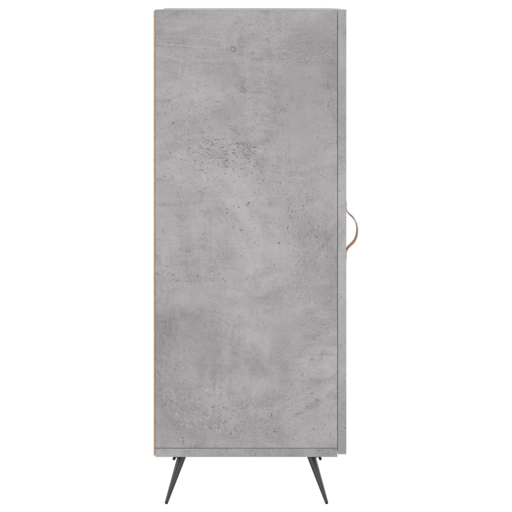 vidaXL Servantă, gri beton, 34,5x34x90 cm, lemn compozit vidaXL Servantă, gri beton, 34,5x34x90 cm, lemn compozit