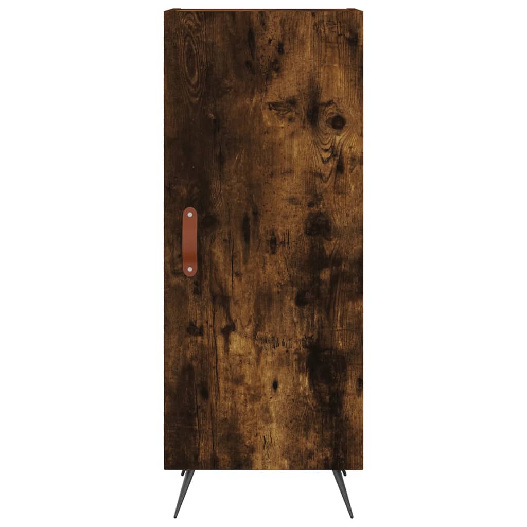 vidaXL Servantă, stejar fumuriu, 34,5x34x90 cm, lemn compozit vidaXL Servantă, stejar fumuriu, 34,5x34x90 cm, lemn compozit