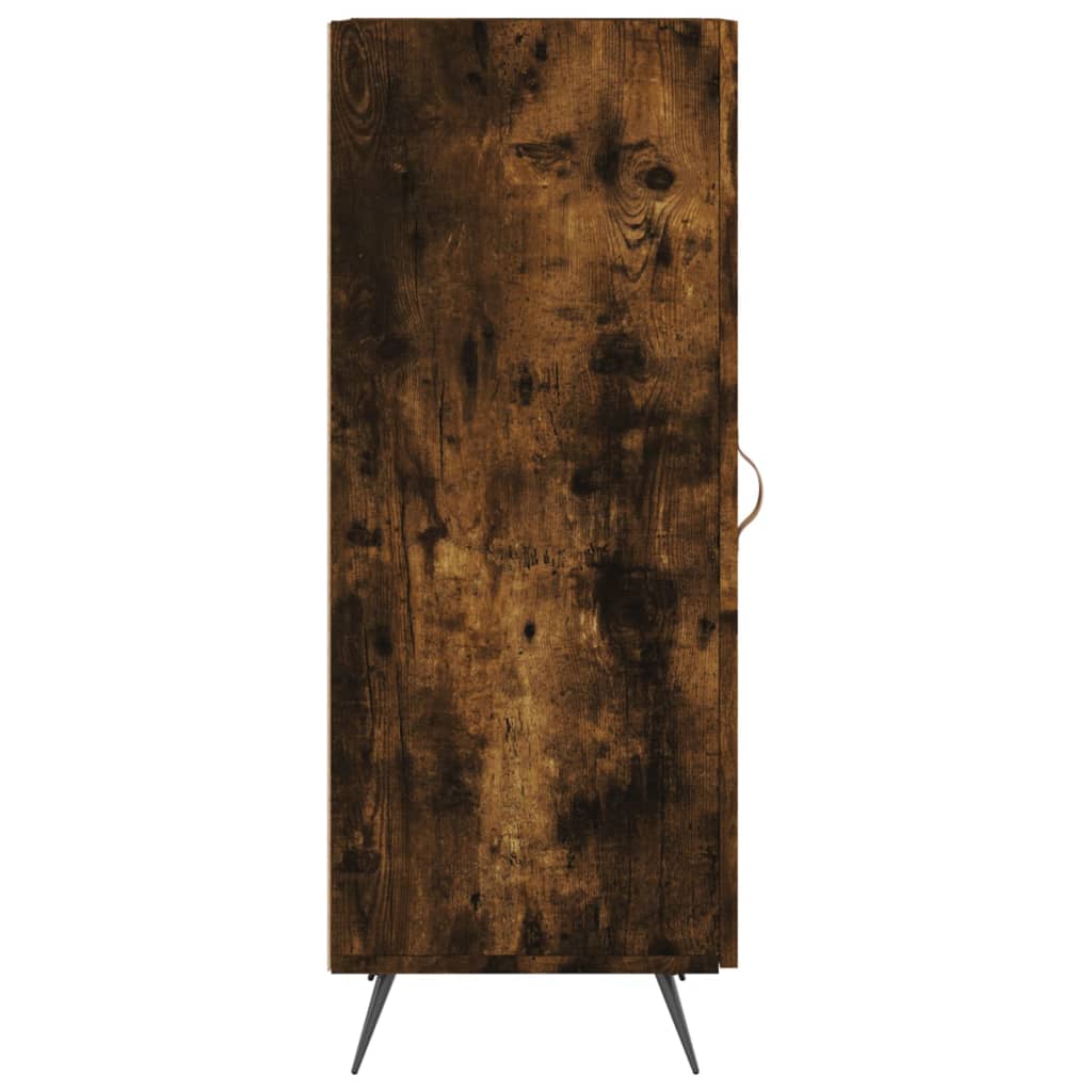 vidaXL Servantă, stejar fumuriu, 34,5x34x90 cm, lemn compozit vidaXL Servantă, stejar fumuriu, 34,5x34x90 cm, lemn compozit