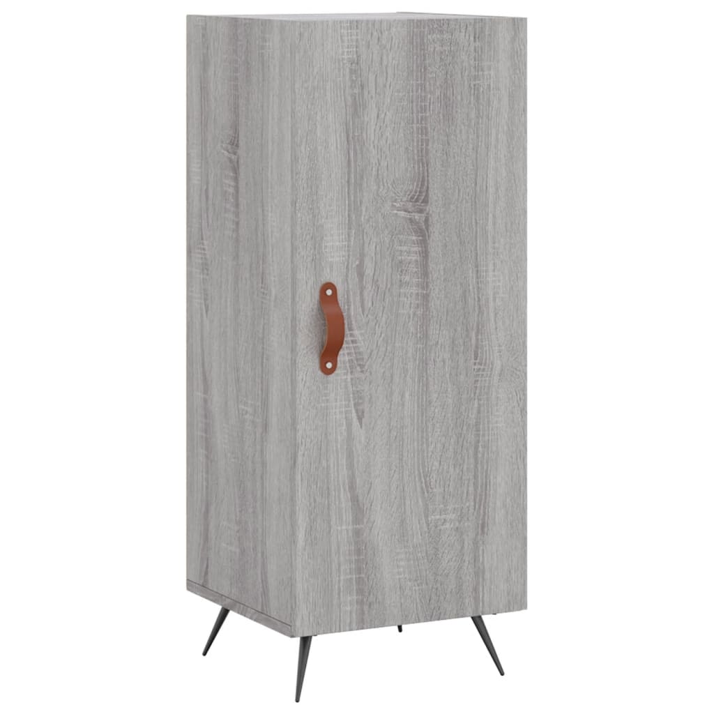 vidaXL Servantă, gri sonoma, 34,5x34x90 cm, lemn compozit vidaXL Servantă, gri sonoma, 34,5x34x90 cm, lemn compozit
