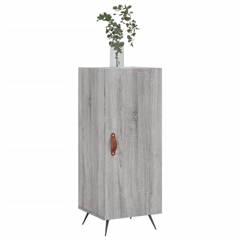 vidaXL Servantă, gri sonoma, 34,5x34x90 cm, lemn compozit vidaXL Servantă, gri sonoma, 34,5x34x90 cm, lemn compozit