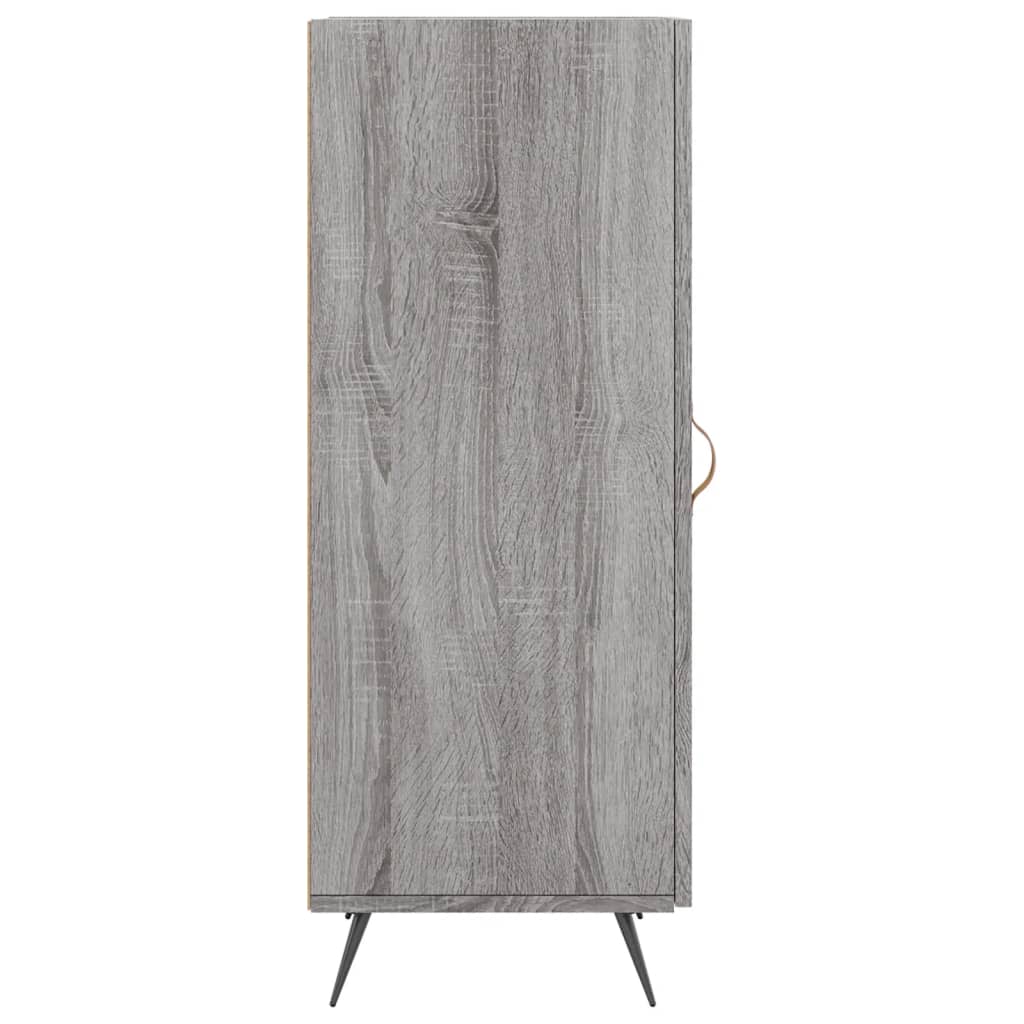 vidaXL Servantă, gri sonoma, 34,5x34x90 cm, lemn compozit vidaXL Servantă, gri sonoma, 34,5x34x90 cm, lemn compozit