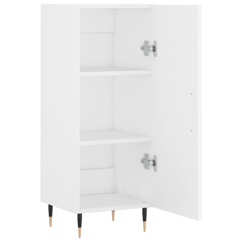 vidaXL Servantă, alb, 34,5x34x90 cm, lemn compozit vidaXL Servantă, alb, 34,5x34x90 cm, lemn compozit