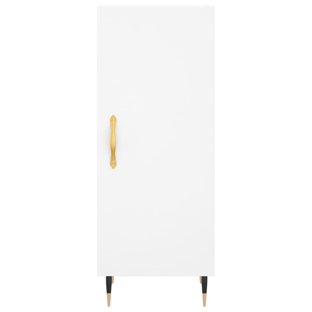 vidaXL Servantă, alb, 34,5x34x90 cm, lemn compozit vidaXL Servantă, alb, 34,5x34x90 cm, lemn compozit