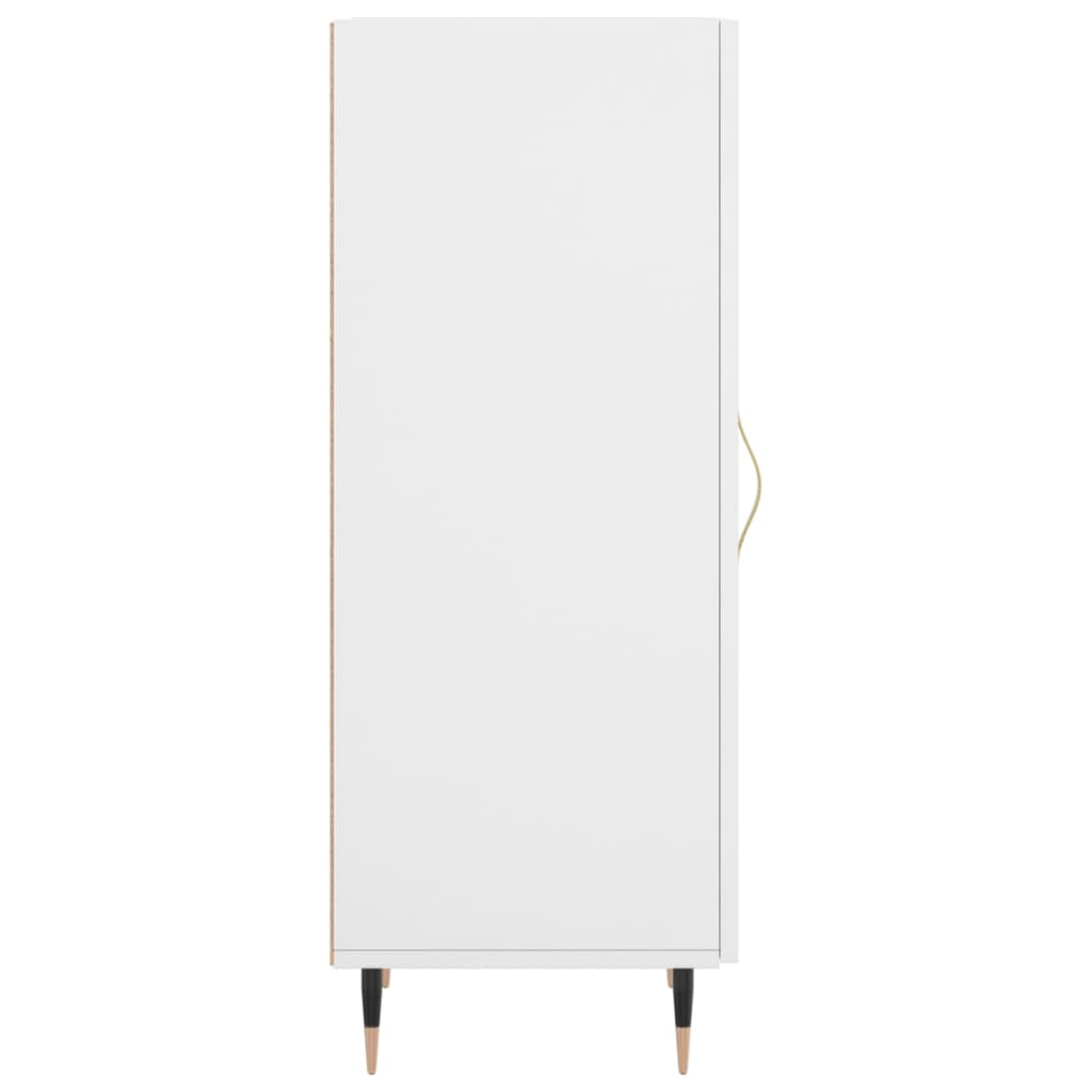 vidaXL Servantă, alb, 34,5x34x90 cm, lemn compozit vidaXL Servantă, alb, 34,5x34x90 cm, lemn compozit