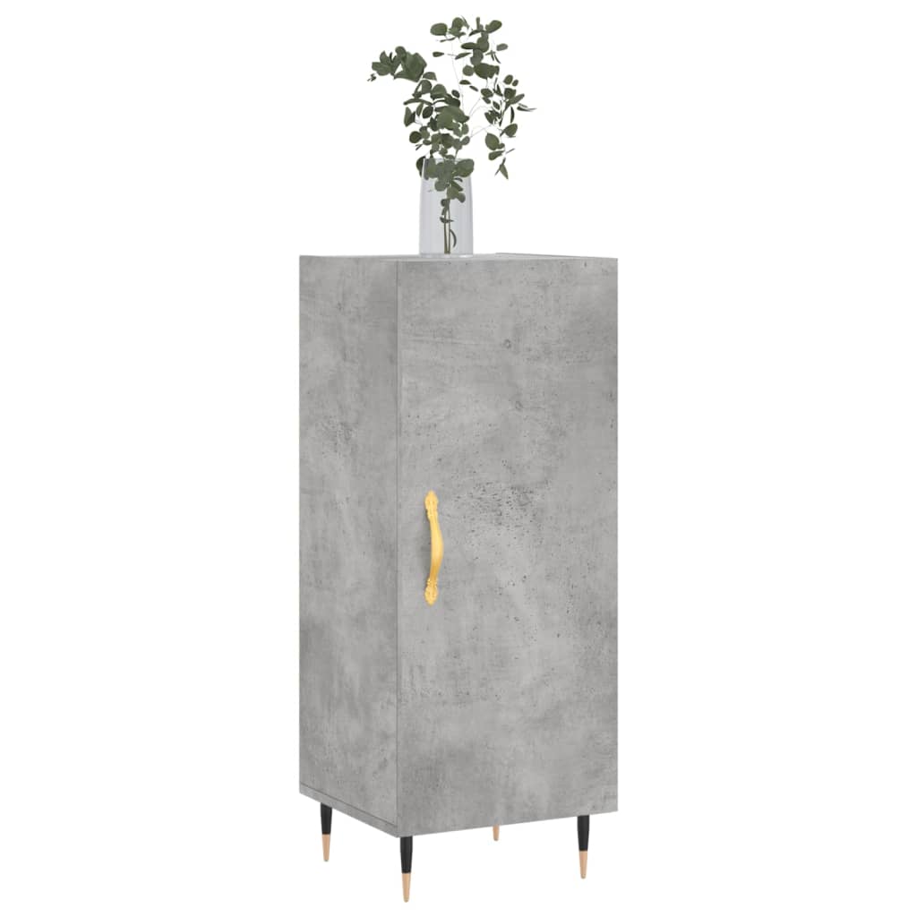 vidaXL Servantă, gri beton, 34,5x34x90 cm, lemn compozit vidaXL Servantă, gri beton, 34,5x34x90 cm, lemn compozit