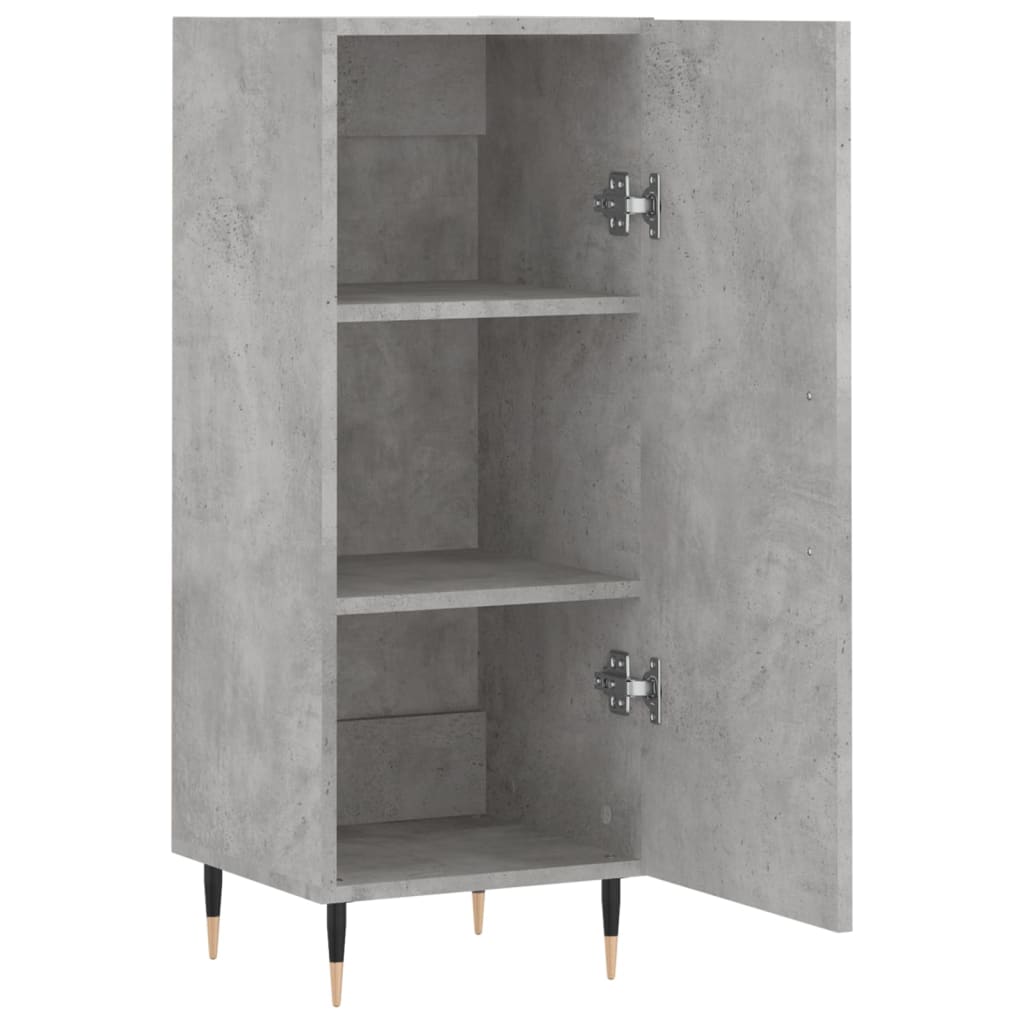 vidaXL Servantă, gri beton, 34,5x34x90 cm, lemn compozit vidaXL Servantă, gri beton, 34,5x34x90 cm, lemn compozit