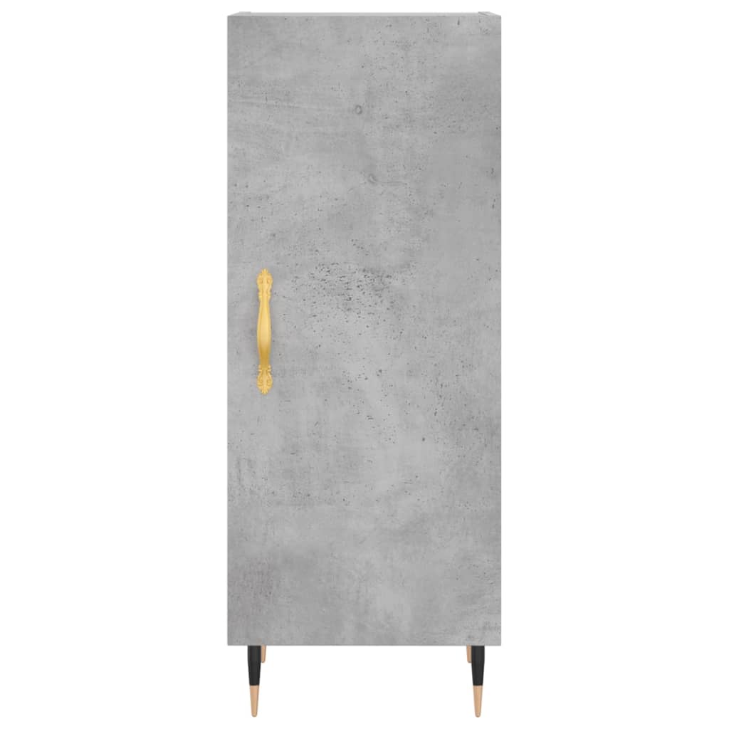 vidaXL Servantă, gri beton, 34,5x34x90 cm, lemn compozit vidaXL Servantă, gri beton, 34,5x34x90 cm, lemn compozit