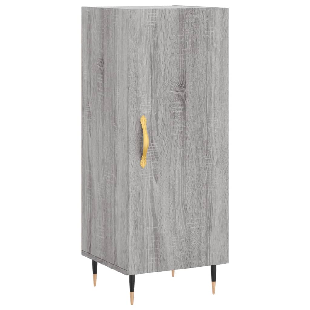 vidaXL Servantă, gri sonoma, 34,5x34x90 cm, lemn compozit vidaXL Servantă, gri sonoma, 34,5x34x90 cm, lemn compozit