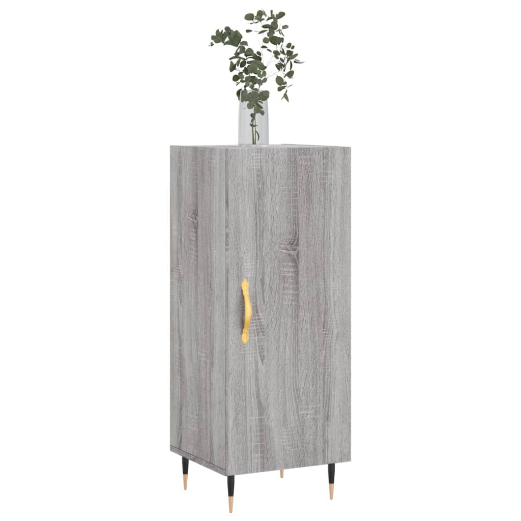 vidaXL Servantă, gri sonoma, 34,5x34x90 cm, lemn compozit vidaXL Servantă, gri sonoma, 34,5x34x90 cm, lemn compozit