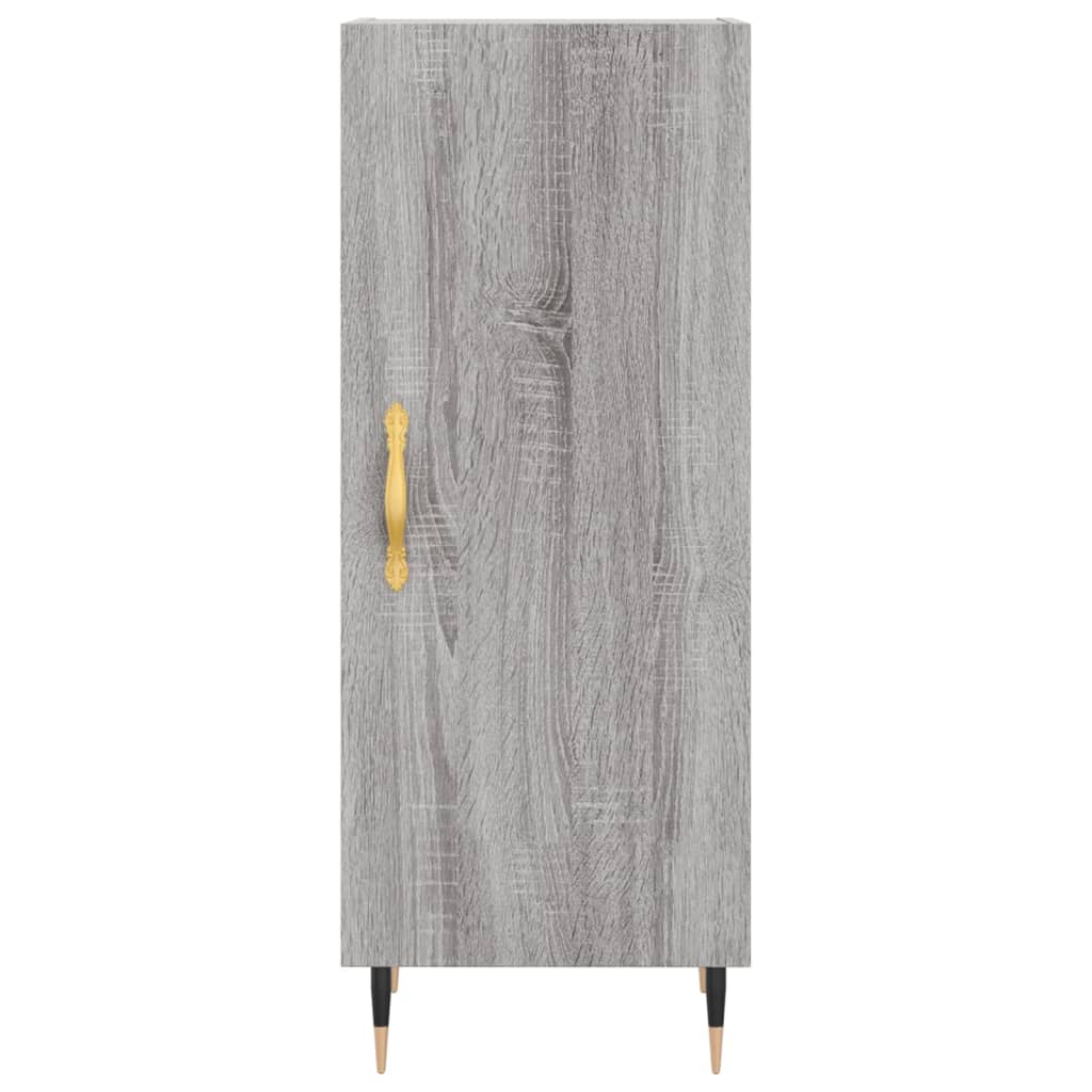 vidaXL Servantă, gri sonoma, 34,5x34x90 cm, lemn compozit vidaXL Servantă, gri sonoma, 34,5x34x90 cm, lemn compozit