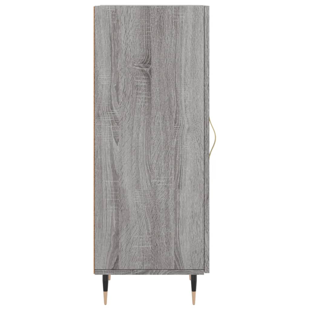 vidaXL Servantă, gri sonoma, 34,5x34x90 cm, lemn compozit vidaXL Servantă, gri sonoma, 34,5x34x90 cm, lemn compozit