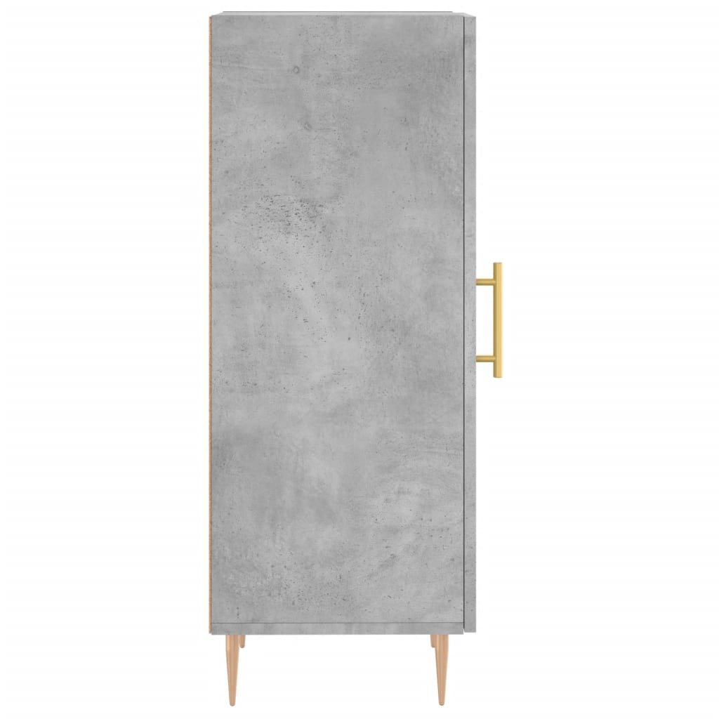 vidaXL Servantă, gri beton, 34,5x34x90 cm, lemn compozit vidaXL Servantă, gri beton, 34,5x34x90 cm, lemn compozit
