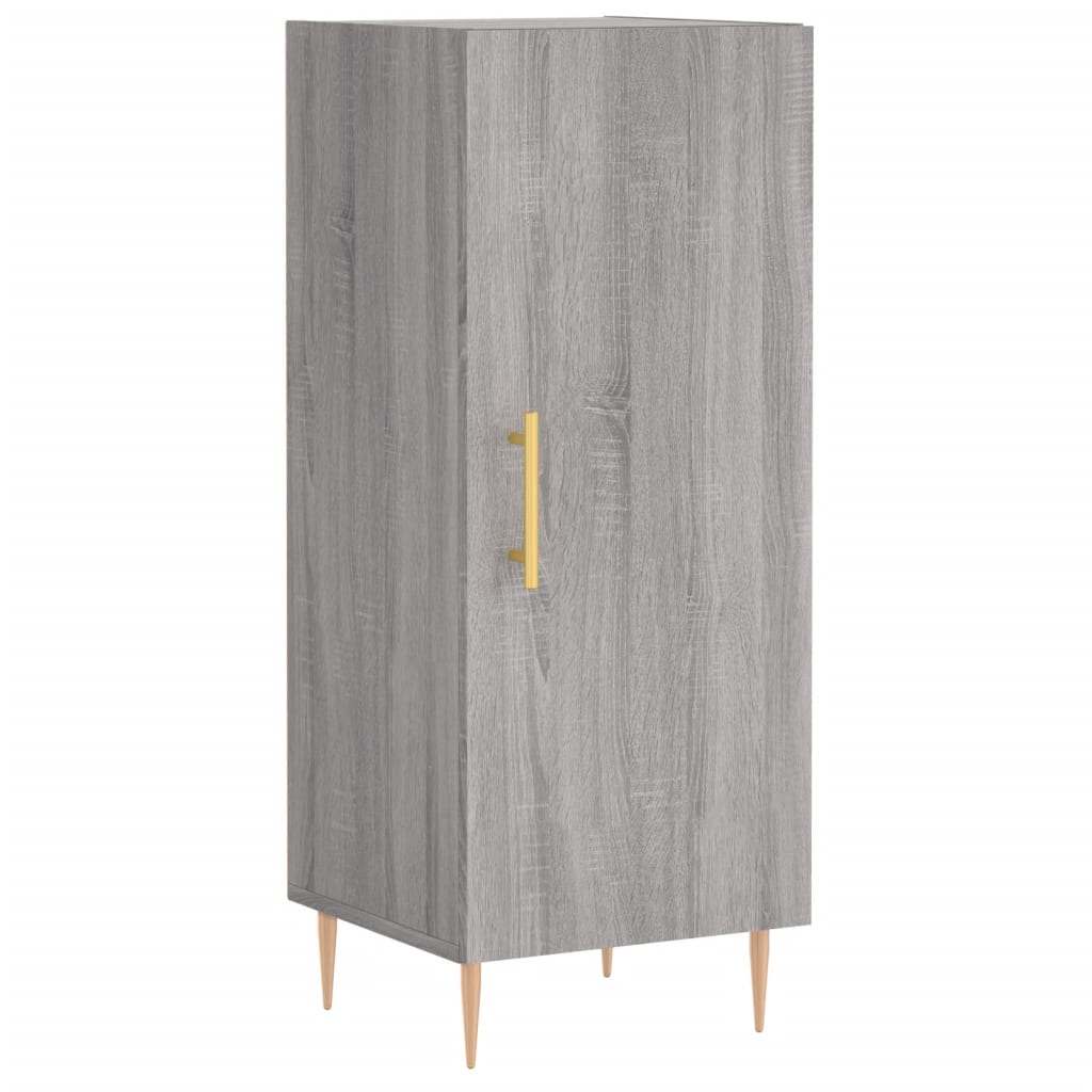 vidaXL Servantă, gri sonoma, 34,5x34x90 cm, lemn compozit vidaXL Servantă, gri sonoma, 34,5x34x90 cm, lemn compozit