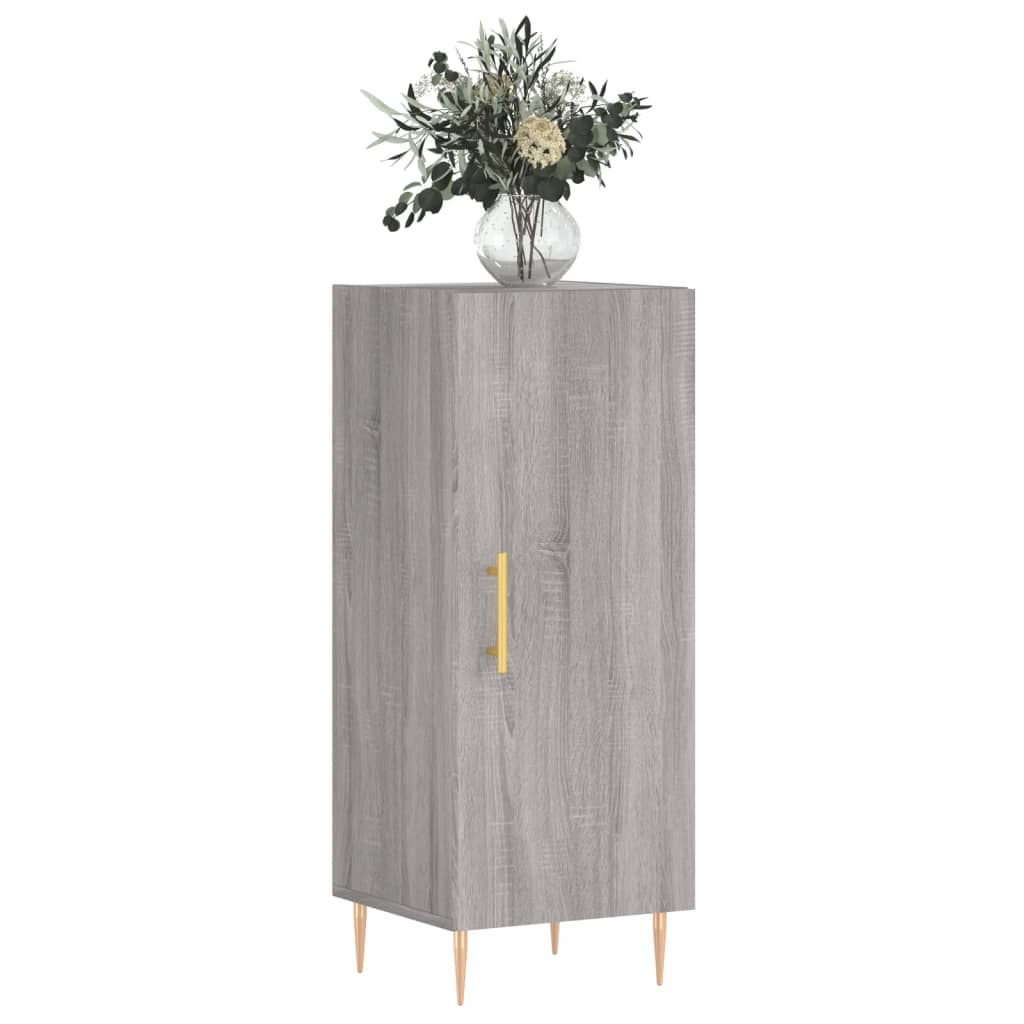 vidaXL Servantă, gri sonoma, 34,5x34x90 cm, lemn compozit vidaXL Servantă, gri sonoma, 34,5x34x90 cm, lemn compozit