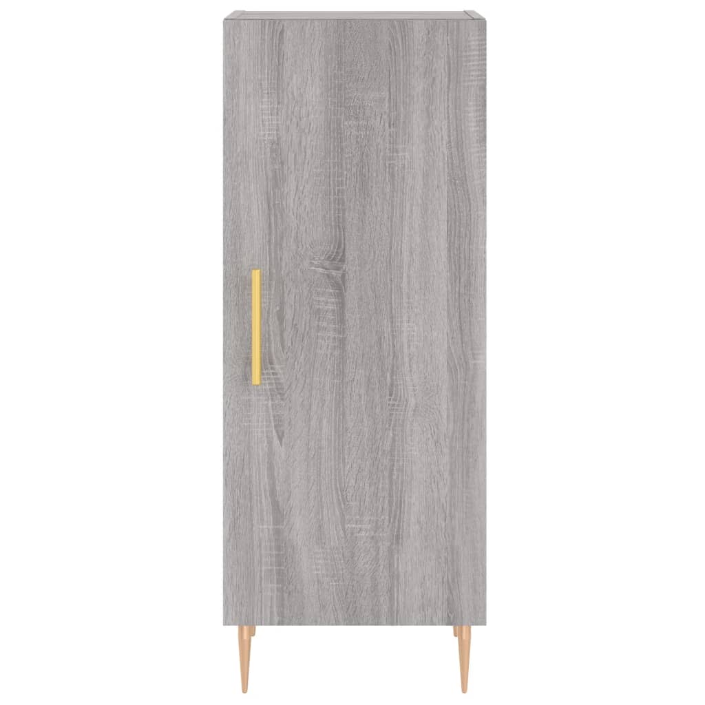 vidaXL Servantă, gri sonoma, 34,5x34x90 cm, lemn compozit vidaXL Servantă, gri sonoma, 34,5x34x90 cm, lemn compozit