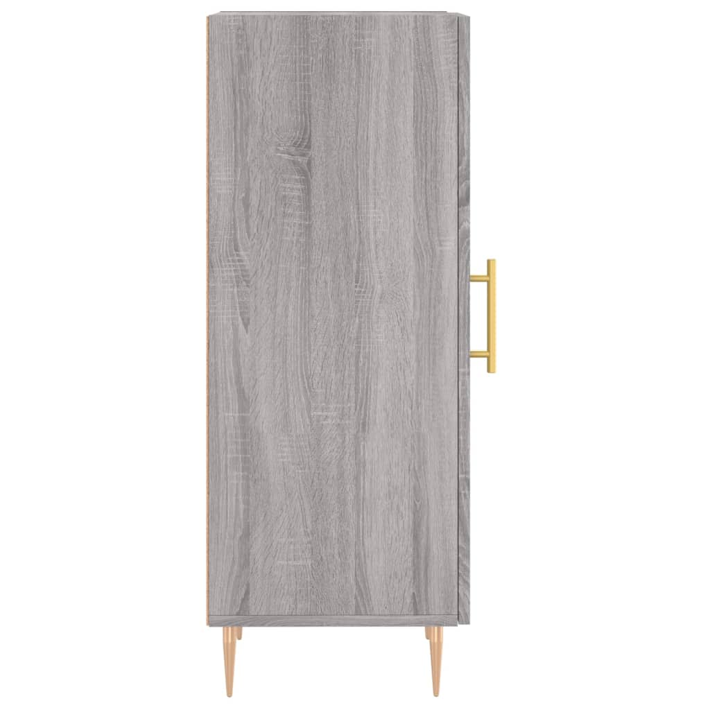 vidaXL Servantă, gri sonoma, 34,5x34x90 cm, lemn compozit vidaXL Servantă, gri sonoma, 34,5x34x90 cm, lemn compozit
