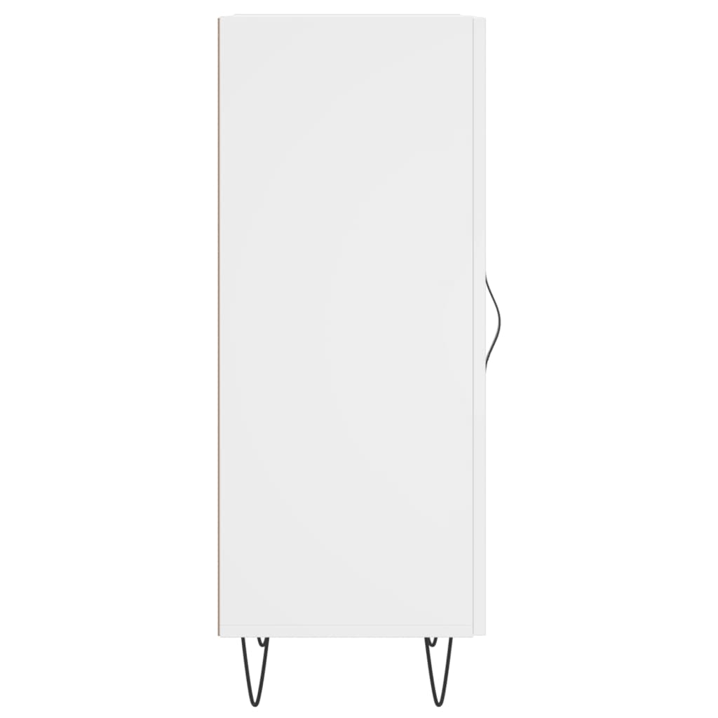 vidaXL Servantă, alb, 34,5x34x90 cm, lemn compozit vidaXL Servantă, alb, 34,5x34x90 cm, lemn compozit