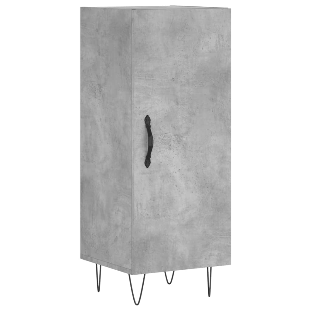 vidaXL Servantă, gri beton, 34,5x34x90 cm, lemn compozit vidaXL Servantă, gri beton, 34,5x34x90 cm, lemn compozit