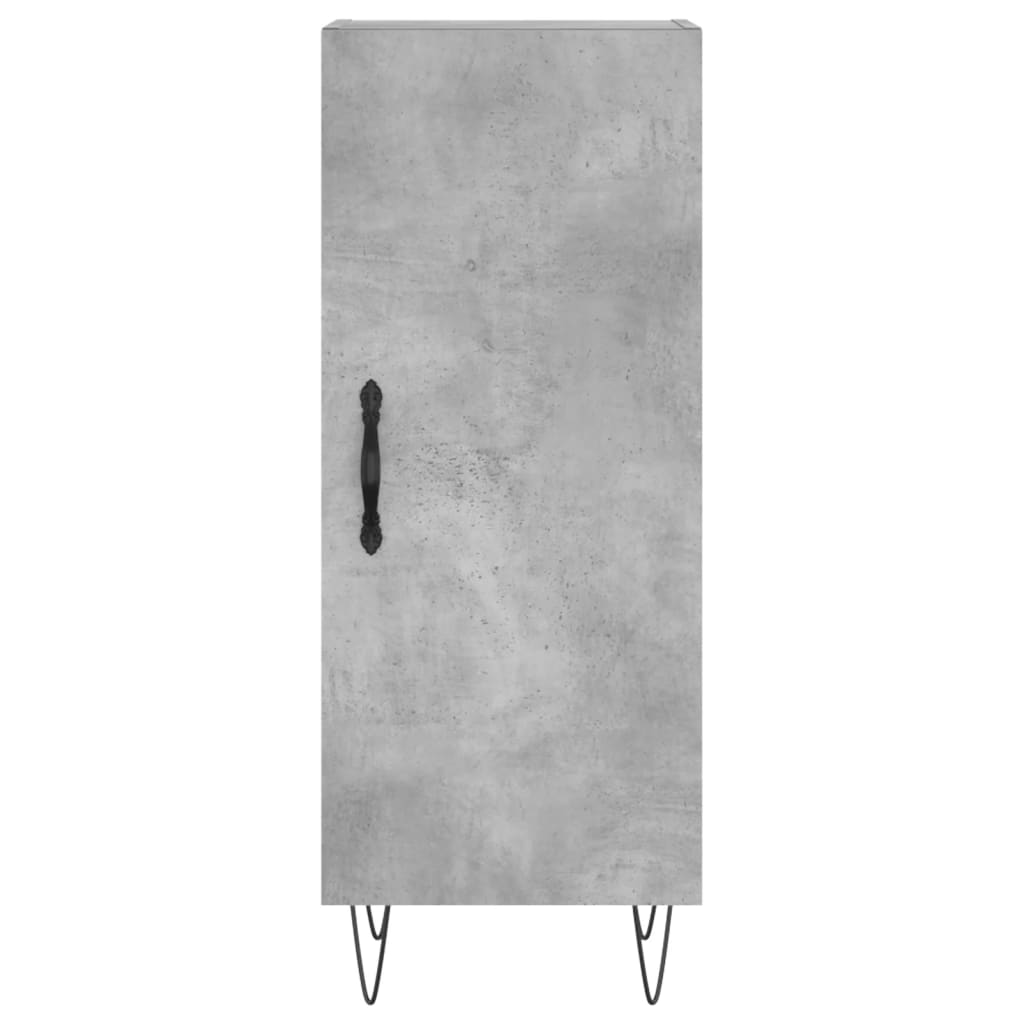 vidaXL Servantă, gri beton, 34,5x34x90 cm, lemn compozit vidaXL Servantă, gri beton, 34,5x34x90 cm, lemn compozit