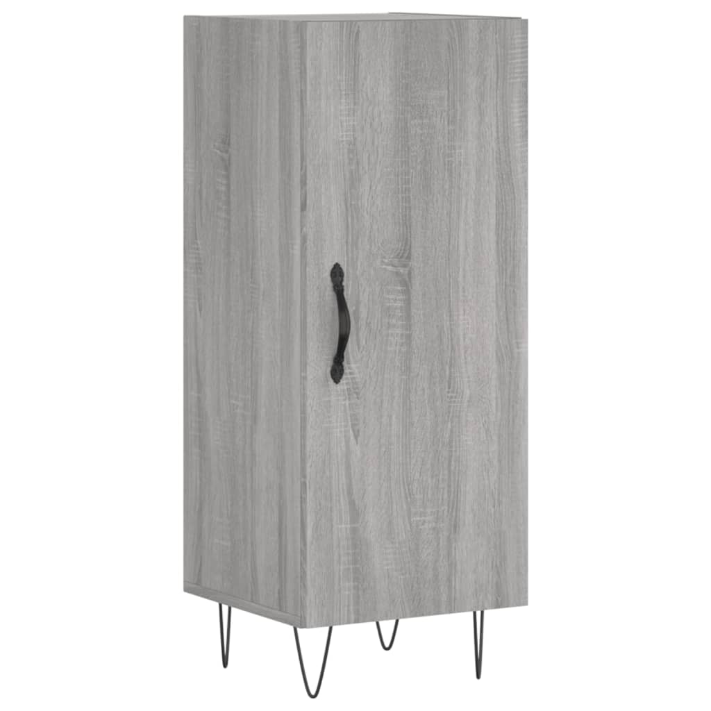 vidaXL Servantă, gri sonoma, 34,5x34x90 cm, lemn compozit vidaXL Servantă, gri sonoma, 34,5x34x90 cm, lemn compozit