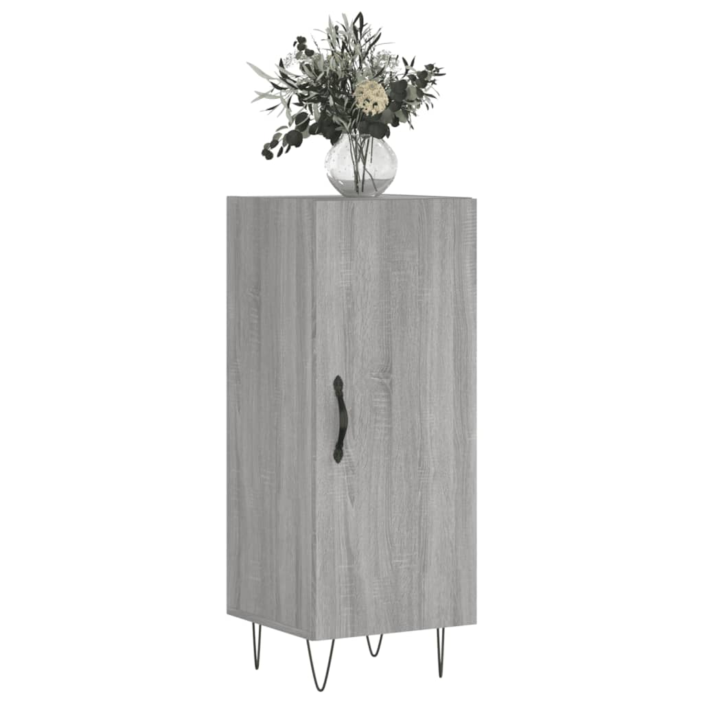 vidaXL Servantă, gri sonoma, 34,5x34x90 cm, lemn compozit vidaXL Servantă, gri sonoma, 34,5x34x90 cm, lemn compozit