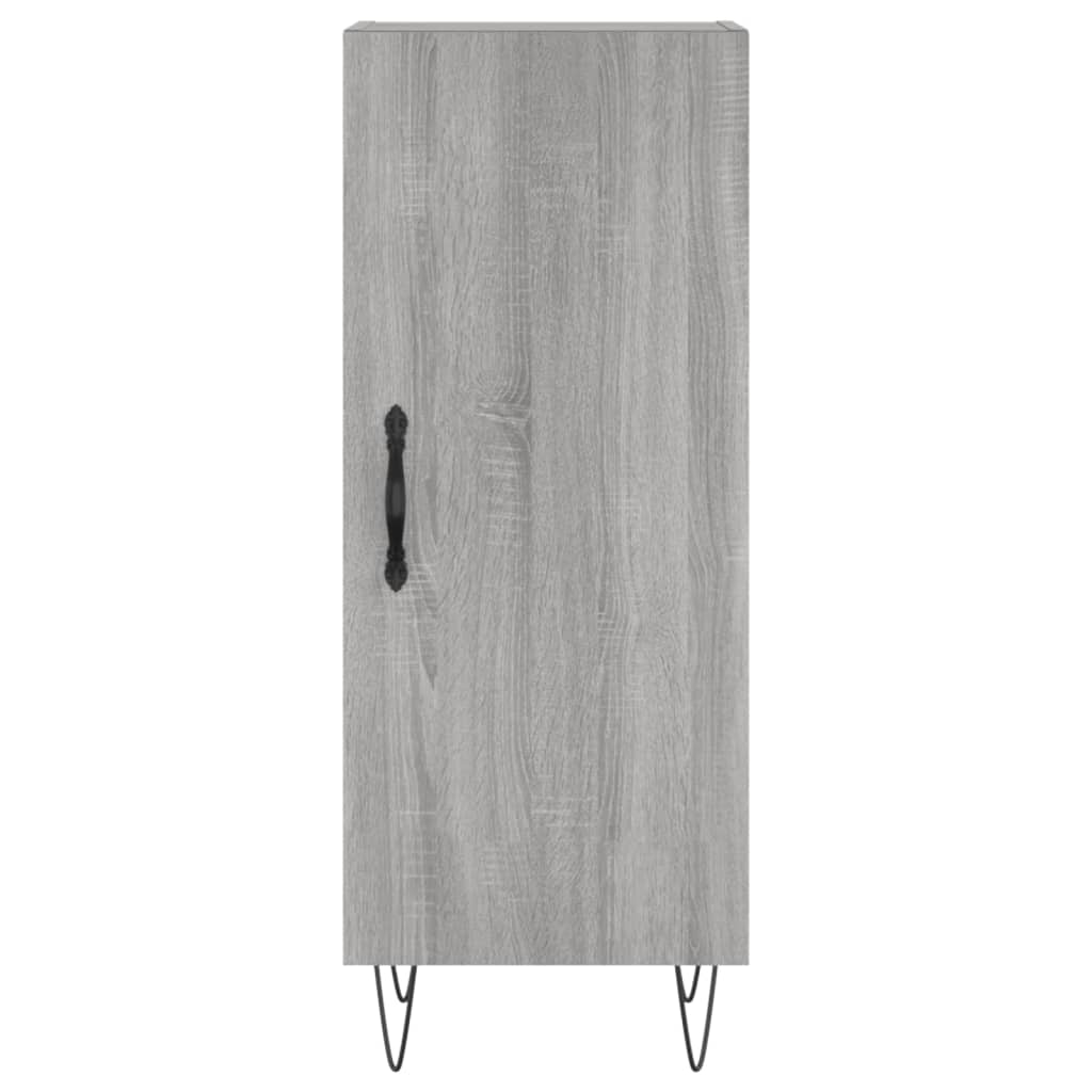 vidaXL Servantă, gri sonoma, 34,5x34x90 cm, lemn compozit vidaXL Servantă, gri sonoma, 34,5x34x90 cm, lemn compozit