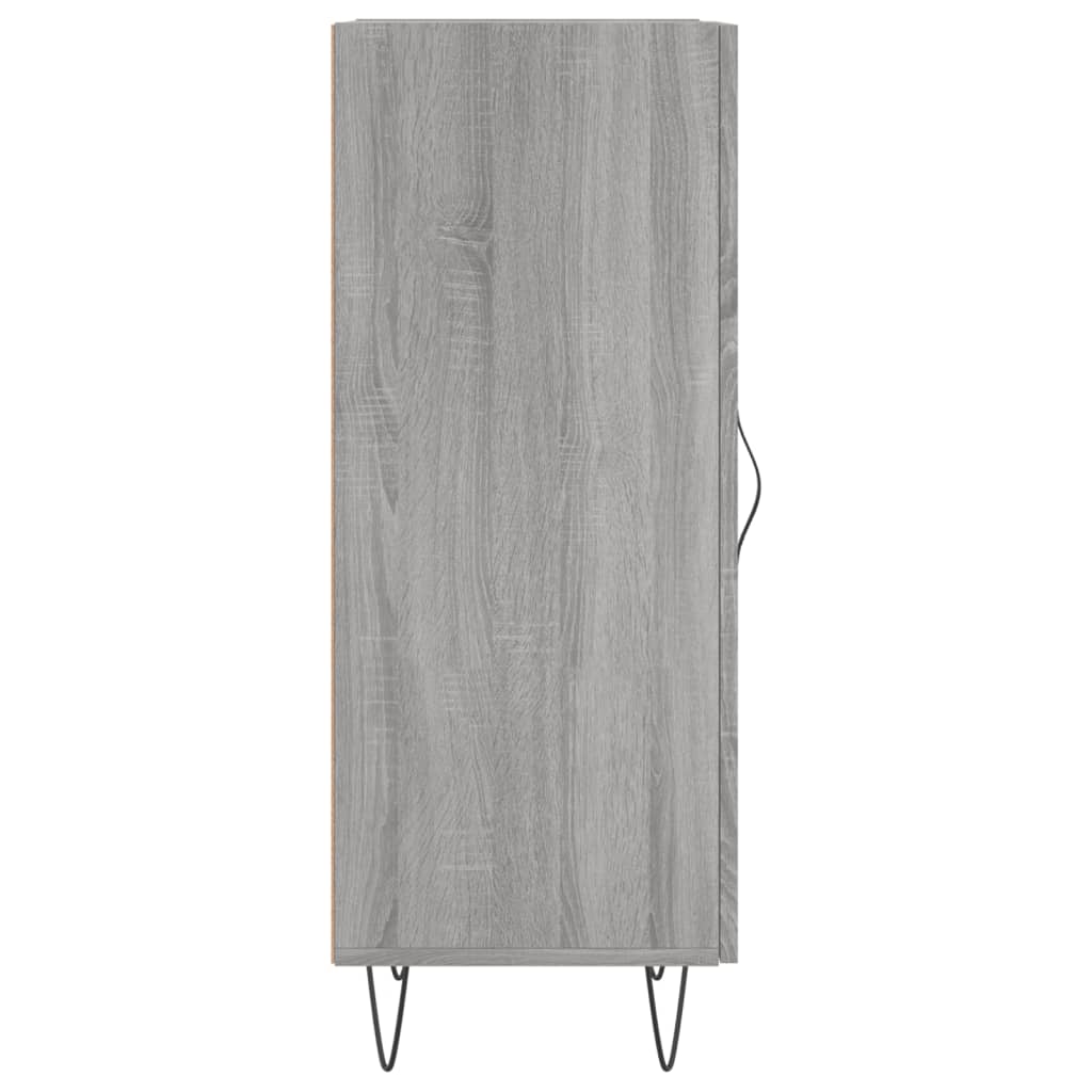 vidaXL Servantă, gri sonoma, 34,5x34x90 cm, lemn compozit vidaXL Servantă, gri sonoma, 34,5x34x90 cm, lemn compozit