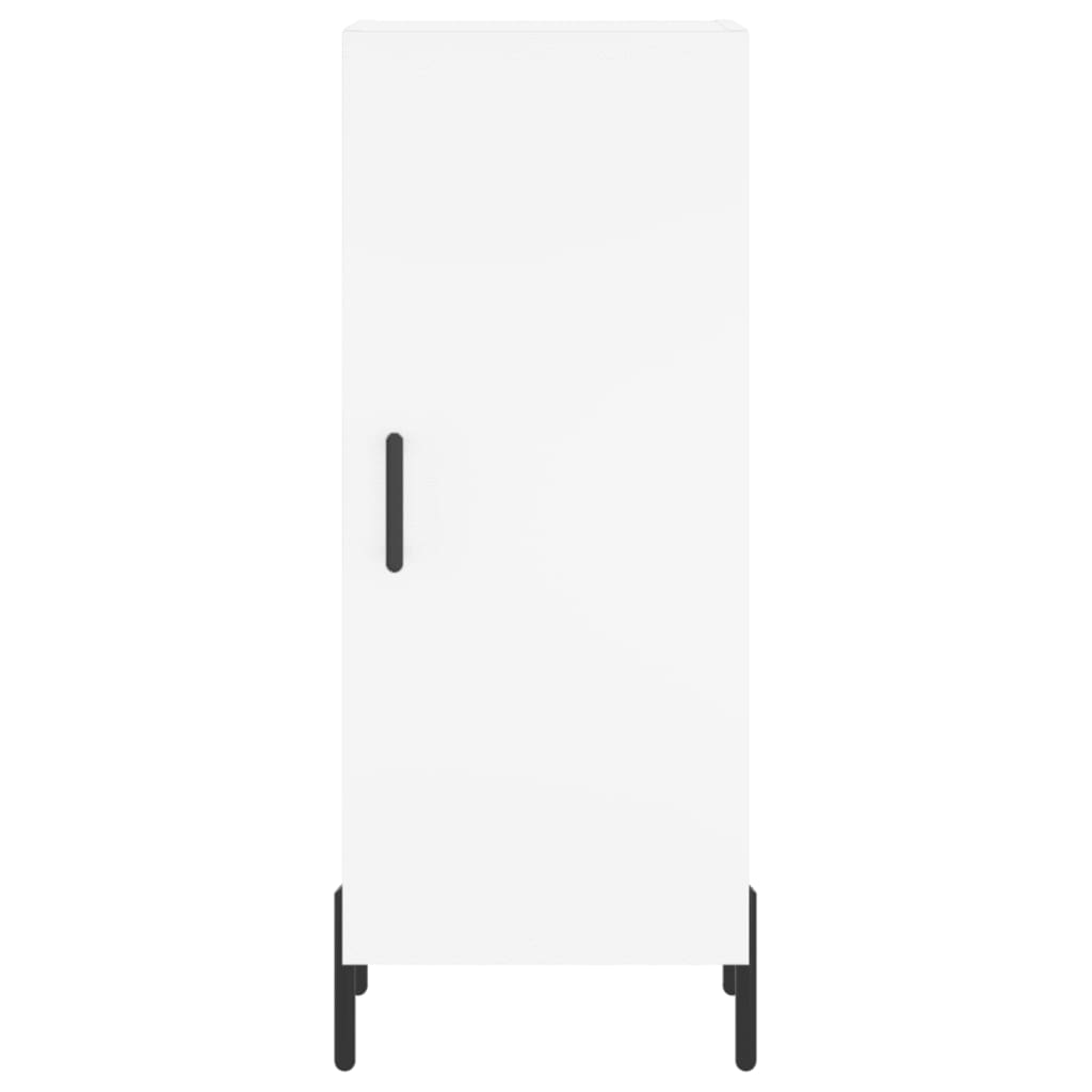vidaXL Servantă, alb, 34,5x34x90 cm, lemn compozit vidaXL Servantă, alb, 34,5x34x90 cm, lemn compozit