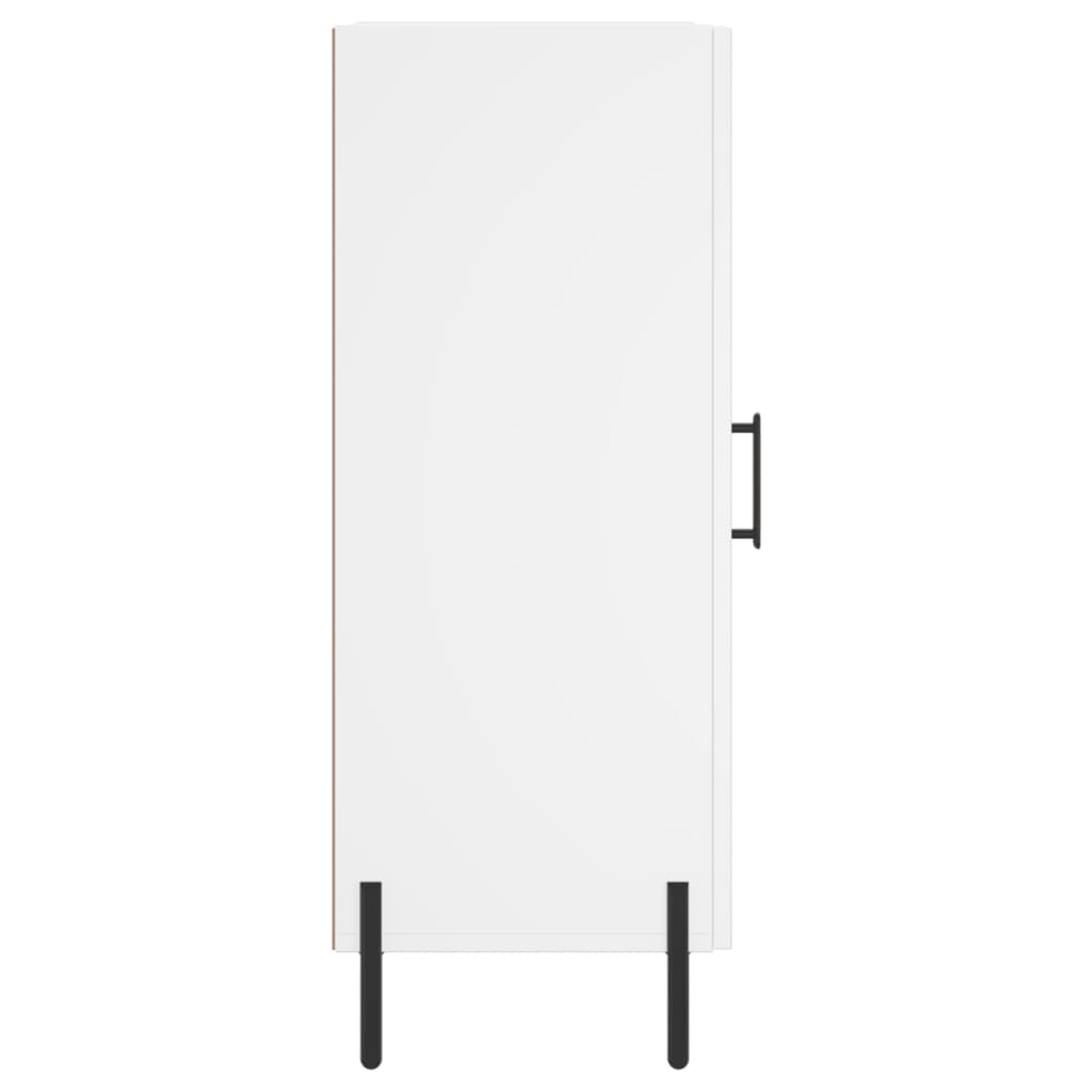 vidaXL Servantă, alb, 34,5x34x90 cm, lemn compozit vidaXL Servantă, alb, 34,5x34x90 cm, lemn compozit