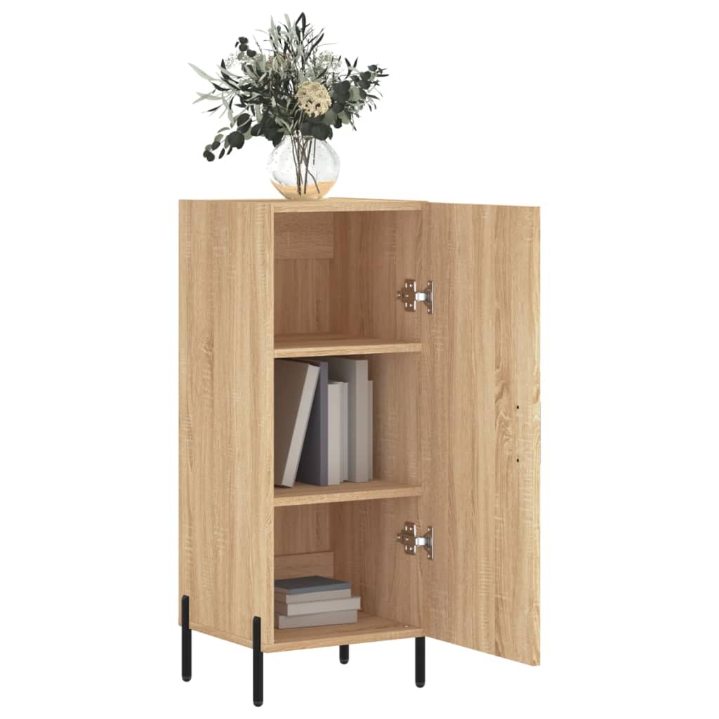 vidaXL Servantă, stejar sonoma, 34,5x34x90 cm, lemn compozit vidaXL Servantă, stejar sonoma, 34,5x34x90 cm, lemn compozit