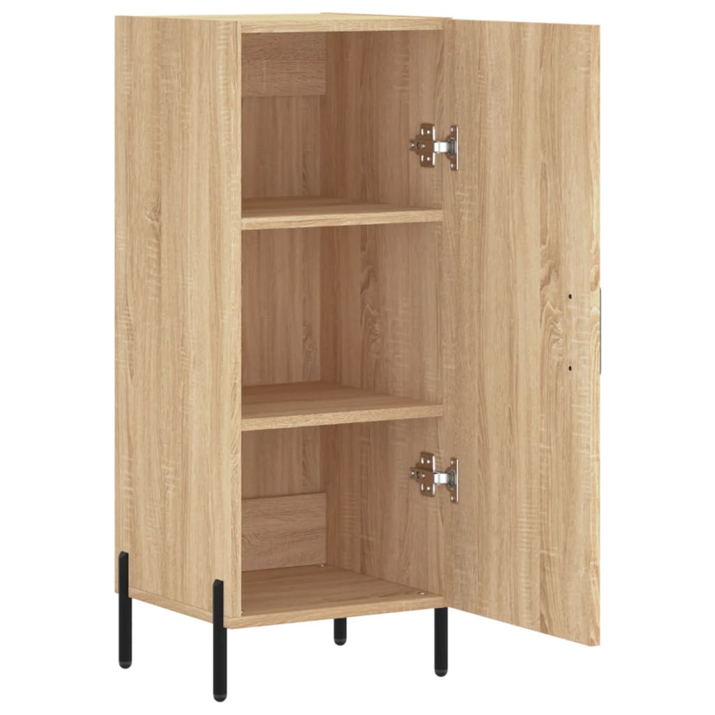 vidaXL Servantă, stejar sonoma, 34,5x34x90 cm, lemn compozit vidaXL Servantă, stejar sonoma, 34,5x34x90 cm, lemn compozit