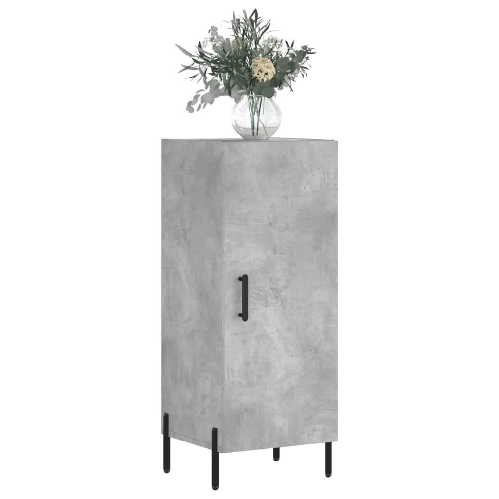 vidaXL Servantă, gri beton, 34,5x34x90 cm, lemn compozit vidaXL Servantă, gri beton, 34,5x34x90 cm, lemn compozit
