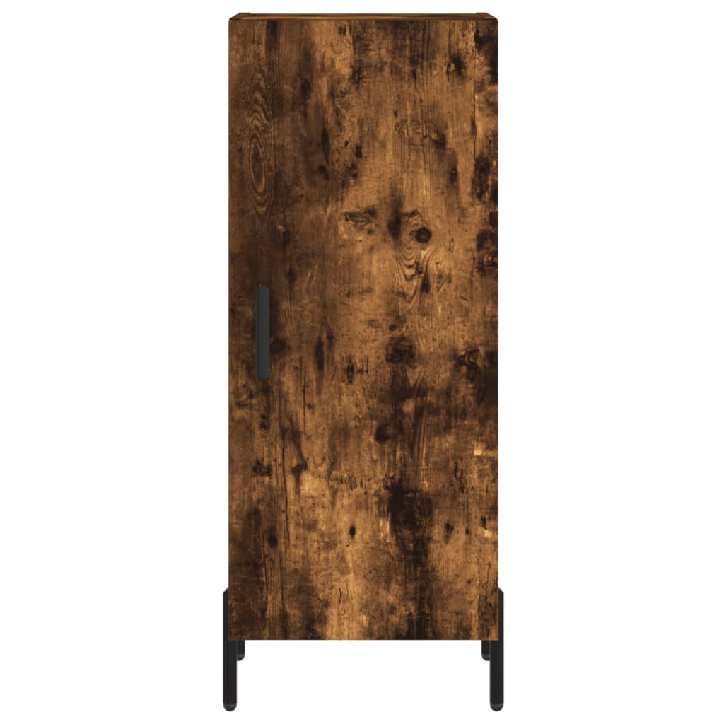 vidaXL Servantă, stejar fumuriu, 34,5x34x90 cm, lemn compozit vidaXL Servantă, stejar fumuriu, 34,5x34x90 cm, lemn compozit