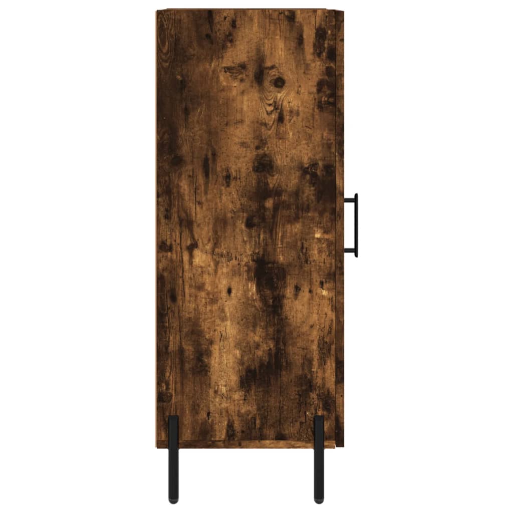 vidaXL Servantă, stejar fumuriu, 34,5x34x90 cm, lemn compozit vidaXL Servantă, stejar fumuriu, 34,5x34x90 cm, lemn compozit