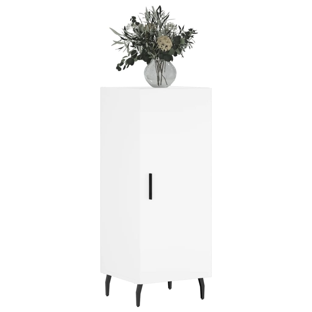 vidaXL Servantă, alb, 34,5x34x90 cm, lemn compozit vidaXL Servantă, alb, 34,5x34x90 cm, lemn compozit