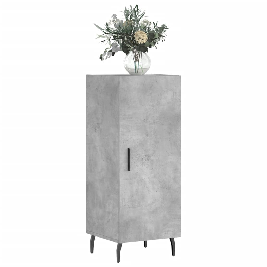 vidaXL Servantă, gri beton, 34,5x34x90 cm, lemn compozit vidaXL Servantă, gri beton, 34,5x34x90 cm, lemn compozit
