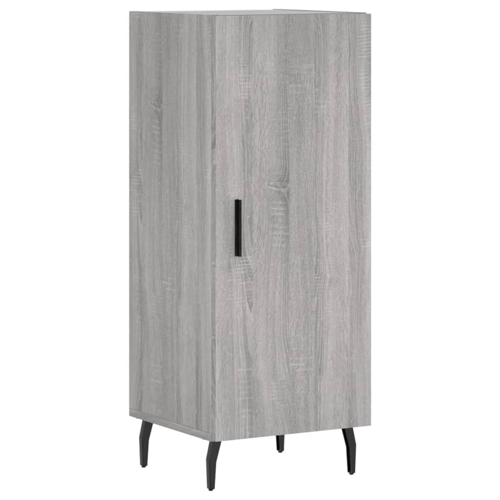 vidaXL Servantă, gri sonoma, 34,5x34x90 cm, lemn compozit vidaXL Servantă, gri sonoma, 34,5x34x90 cm, lemn compozit