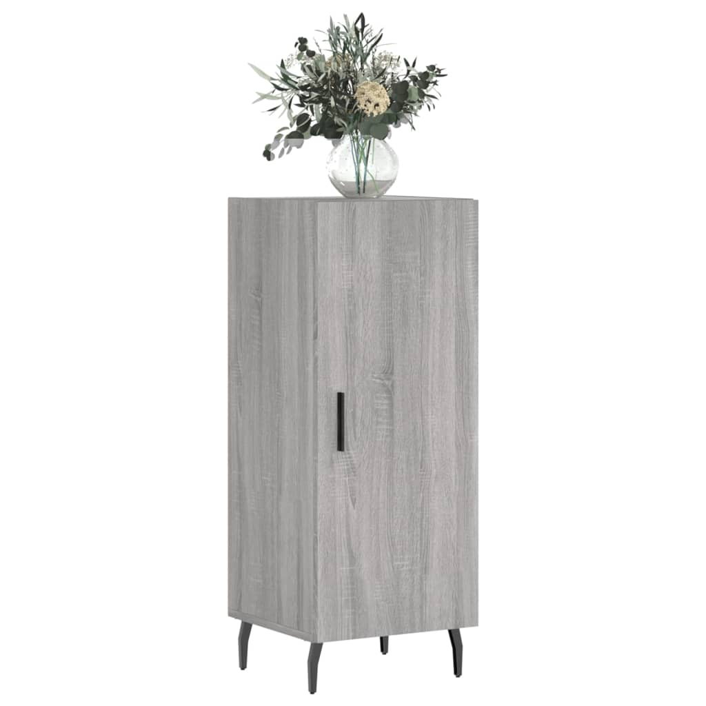 vidaXL Servantă, gri sonoma, 34,5x34x90 cm, lemn compozit vidaXL Servantă, gri sonoma, 34,5x34x90 cm, lemn compozit