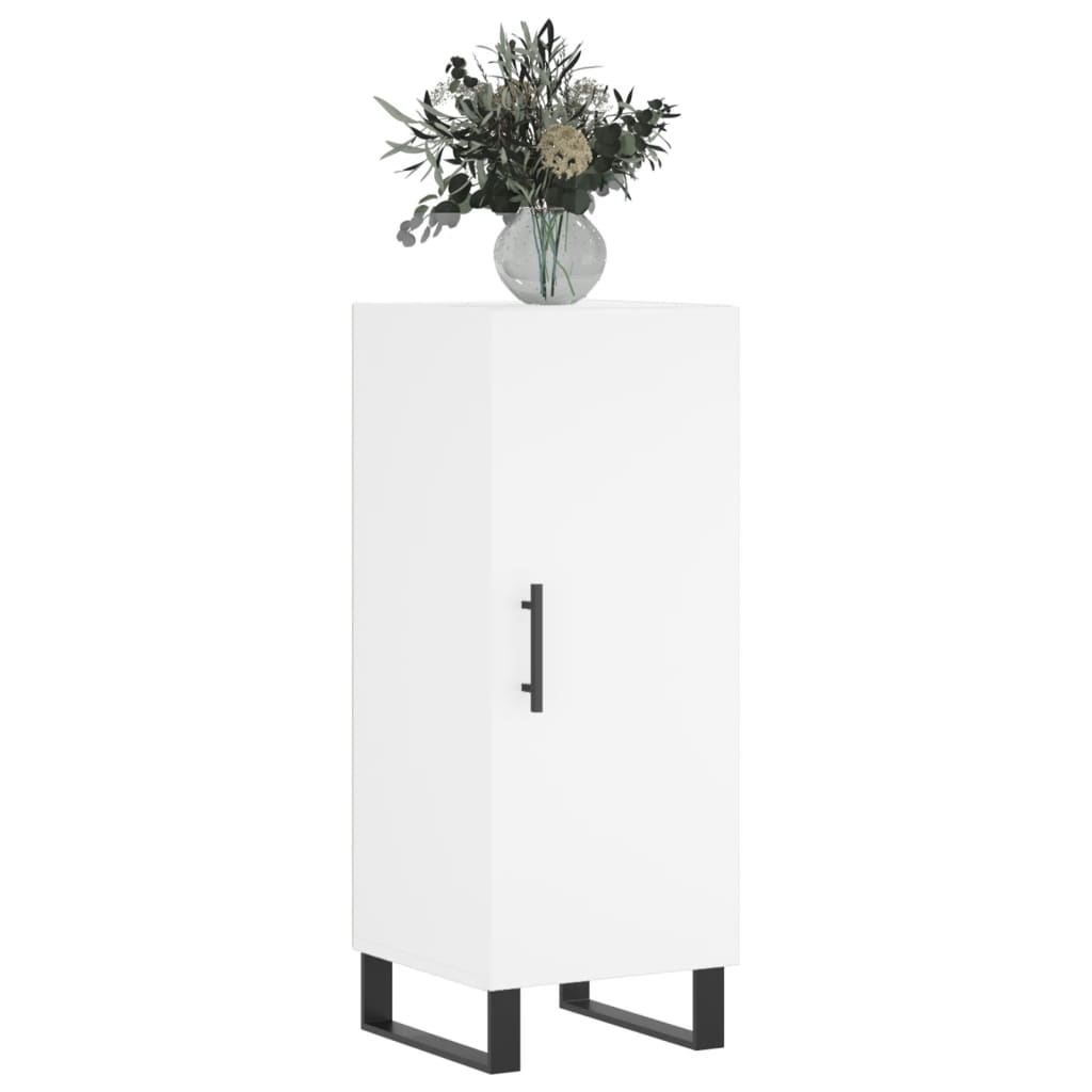 vidaXL Servantă, alb, 34,5x34x90 cm, lemn compozit vidaXL Servantă, alb, 34,5x34x90 cm, lemn compozit