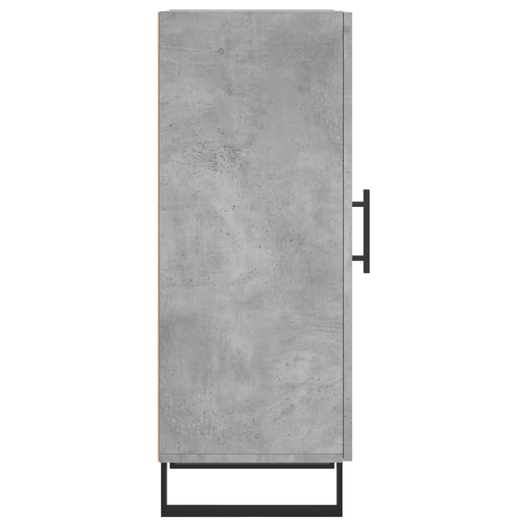 vidaXL Servantă, gri beton, 34,5x34x90 cm, lemn compozit